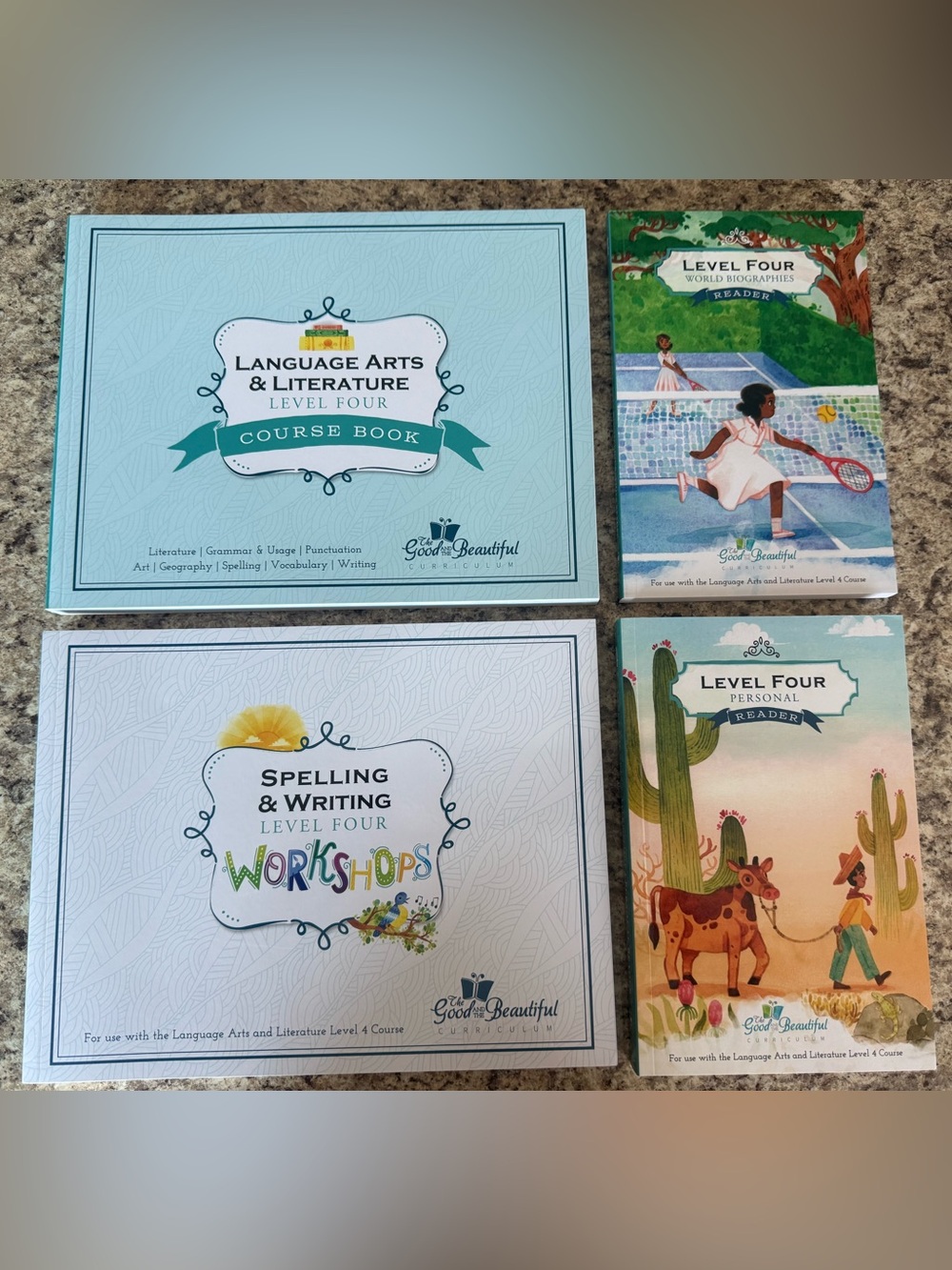 The Good and the Beautiful Language Arts Level 4 Complete Curriculum Set